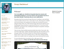 Tablet Screenshot of marbledartessentials.com